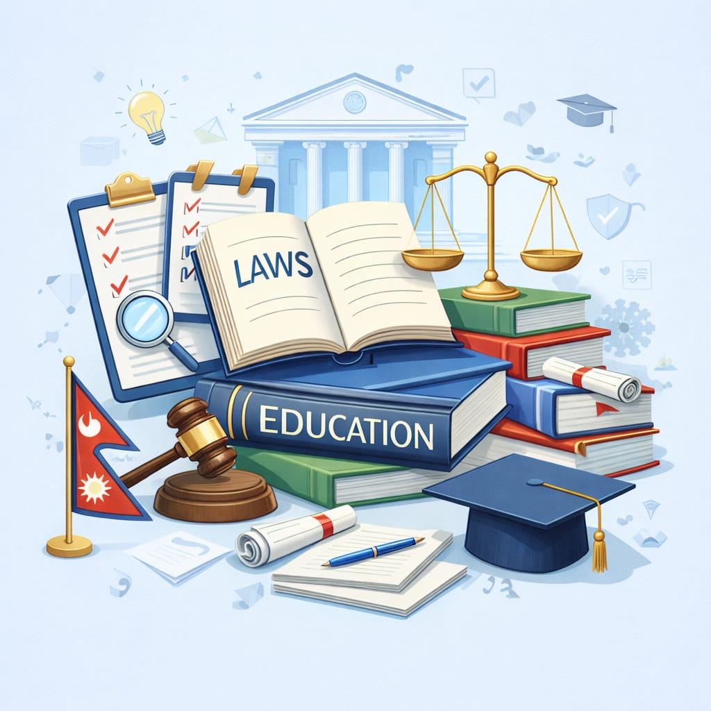 |प्रथम पत्र | खण्ड (ङ) संविधान शिक्षासम्बन्धी ऐन तथा नियमहरू